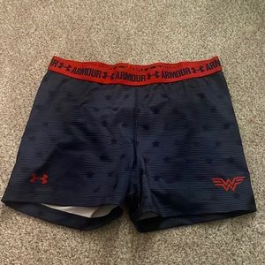 Wonder Woman under armor spandex
